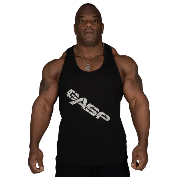 Gasp Vintage T-back Linne, Black