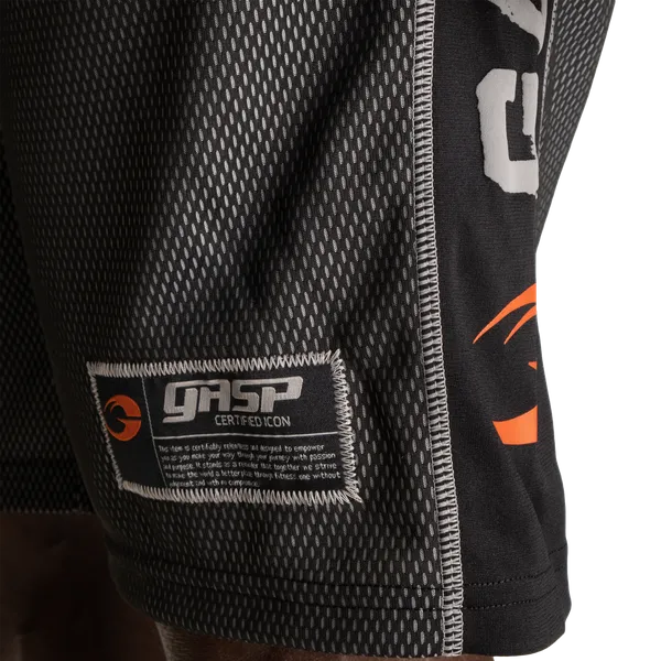 Gasp No1 mesh shorts/træningsshorts, Sort