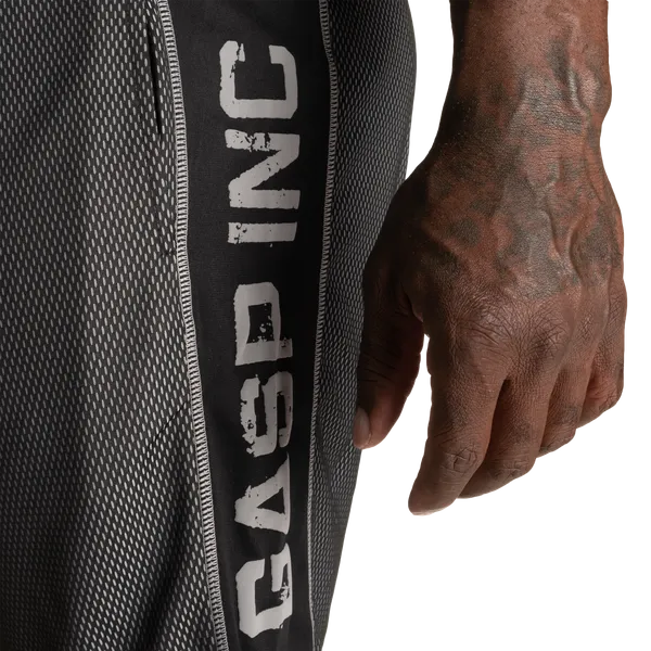 Gasp No1 mesh shorts/træningsshorts, Sort