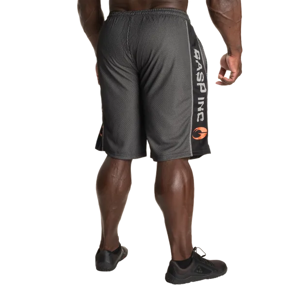 Gasp No1 mesh shorts/træningsshorts, Sort