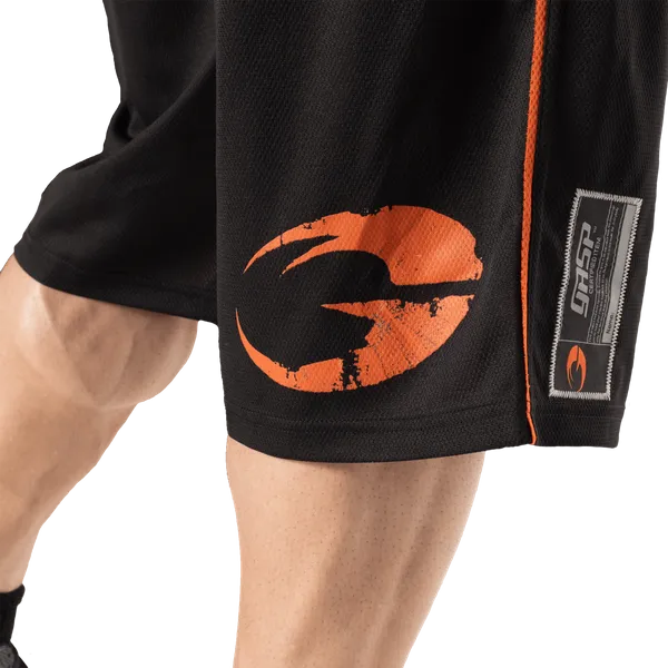 Gasp Pro mesh shorts/træningsshorts, Sort