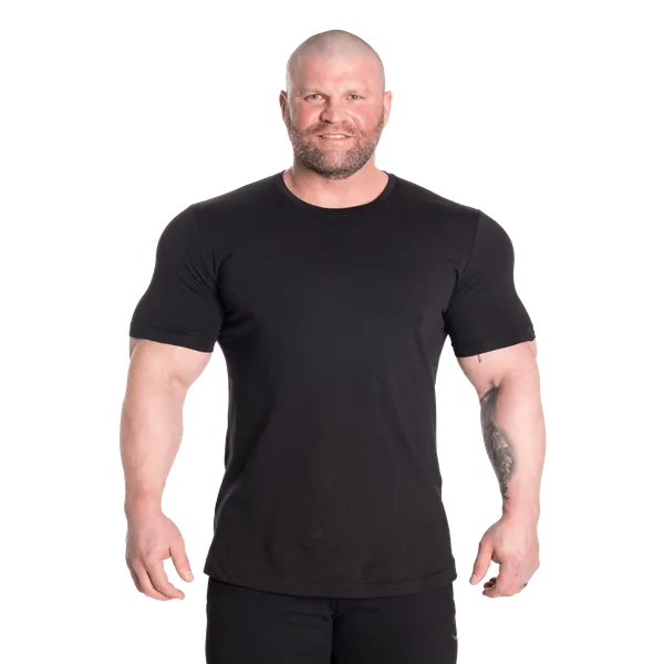 Gasp Classic t-shirt med smal pasform, sort