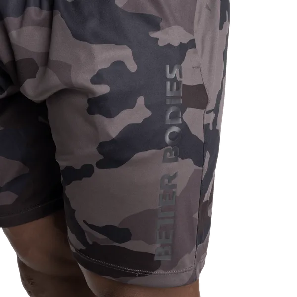 Better Bodies Løse funktionsshorts/træningsshorts, Mørk Camo