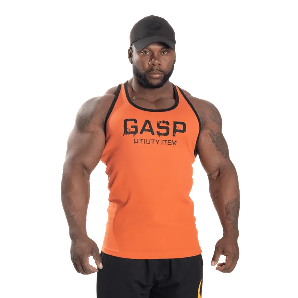 Gasp Ribbed T-back Linne, Flame