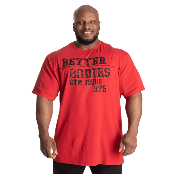 Better Bodies Union original T-shirt Chili Rød, Chili Rød