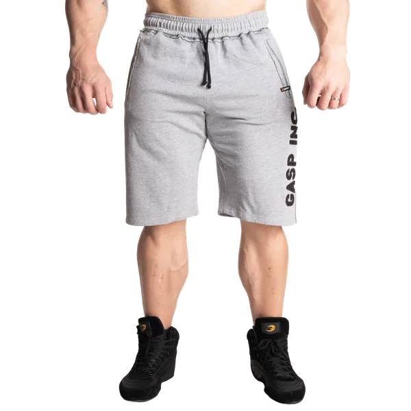 Gasp Division joggingshorts/træningsshorts, Lysegrå Melange