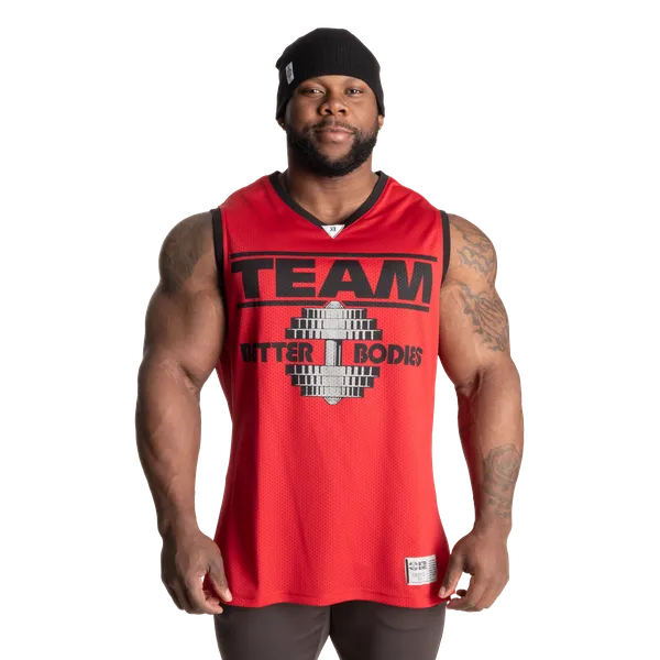 Better Bodies Iron mesh Tanktop, Chili Rød