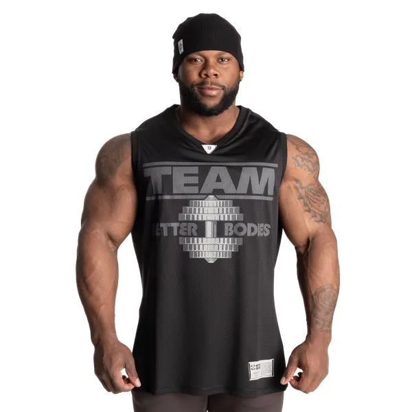 Better Bodies Iron mesh tanktop, Sort