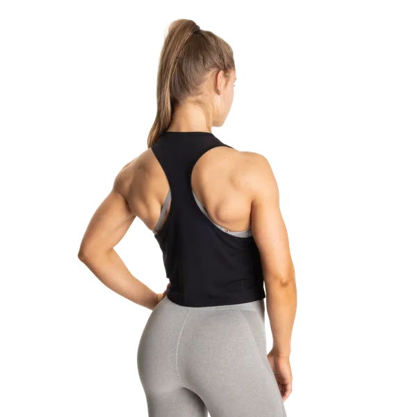 Better Bodies Empire løs racerback tanktop, Sort