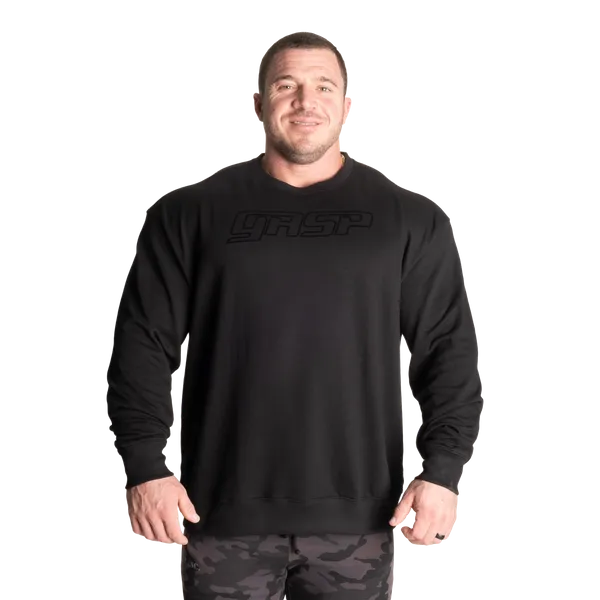 Gasp Division Sweatshirt/Træningstrøje, Sort