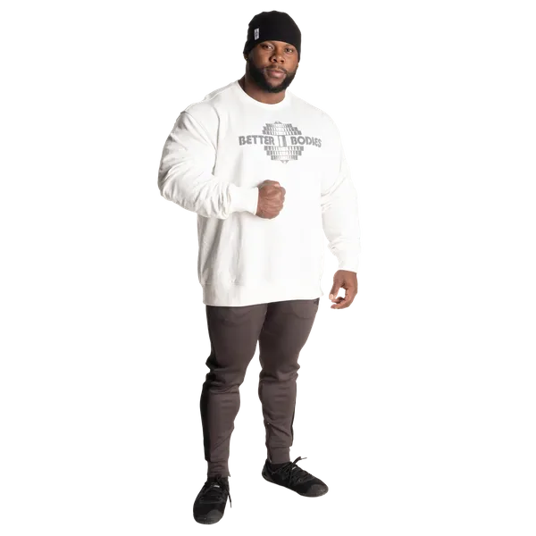 Better Bodies Union Sweatshirt/Træningstrøje, Off White