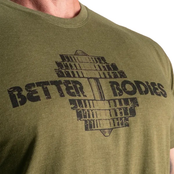 Better Bodies Recruit T-shirt, Army Green Melange