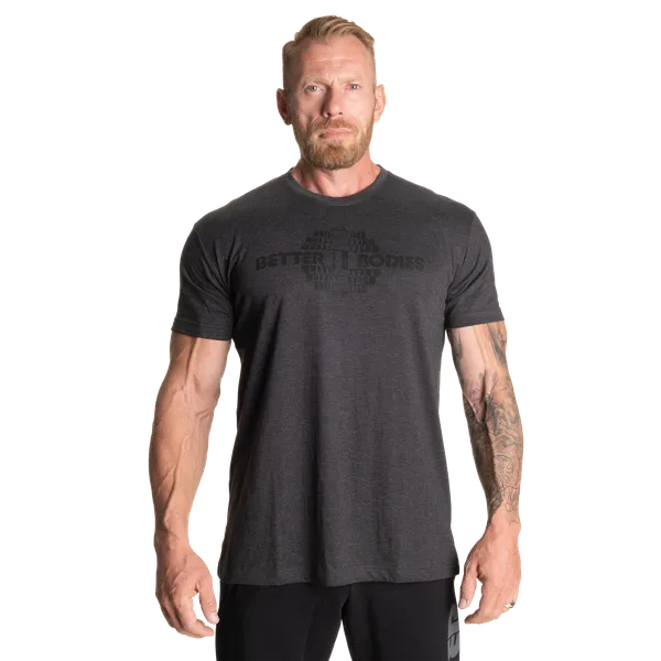 Better Bodies Recruit T-shirt, Mørkegrå Melange