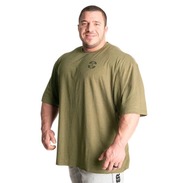 Better Bodies Union Iron T-shirt, Armygrøn Melange