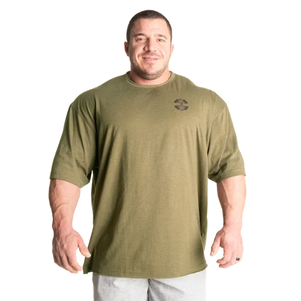 Better Bodies Union Iron T-shirt, Armygrøn Melange