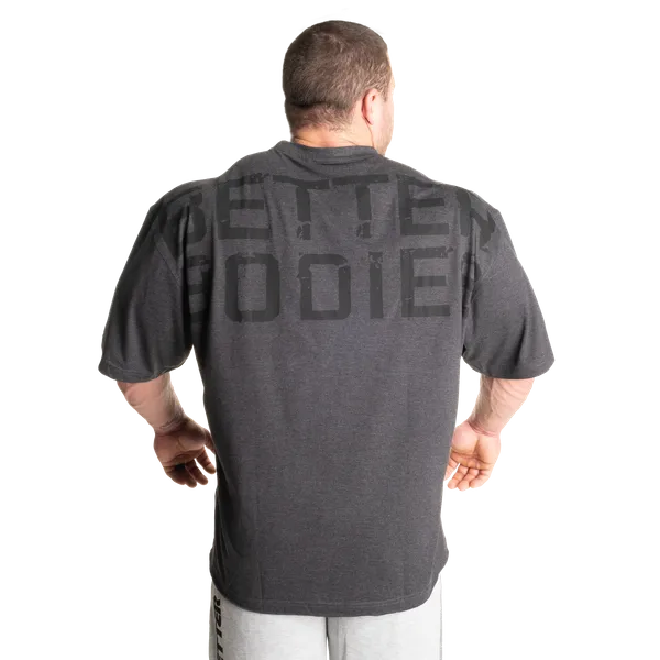 Better Bodies Union Iron T-shirt, Mørkegrå Melange