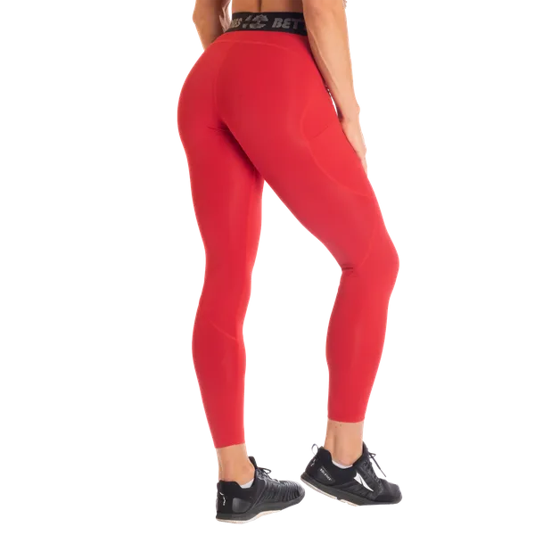 Better Bodies Highbridge Leggings/Træningstights V2, Chili Rød
