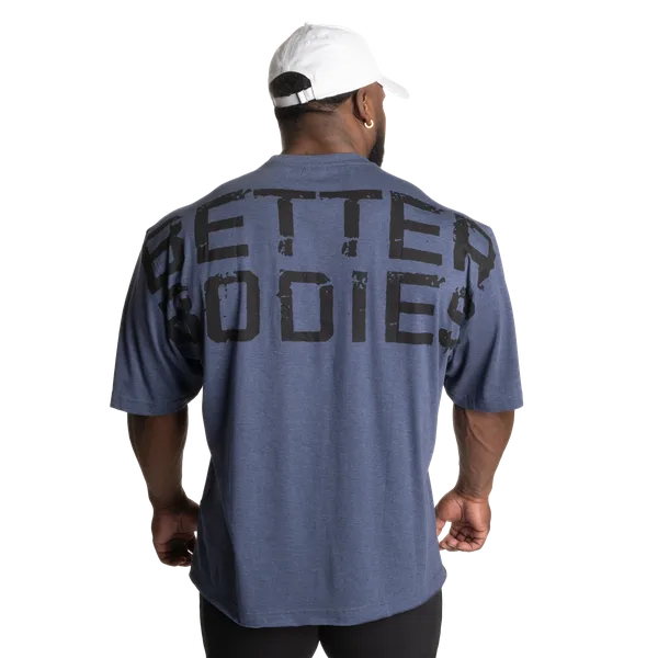 Better Bodies Union Iron T-shirt, Himmelblå Melange