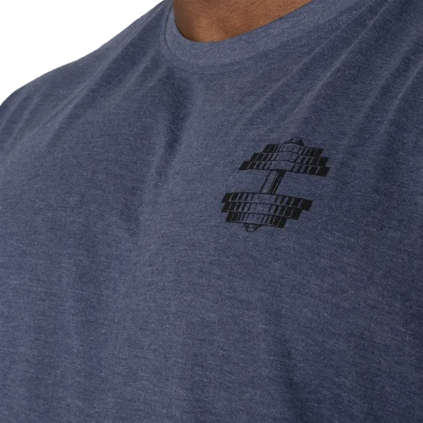 Better Bodies Union Iron T-shirt, Himmelblå Melange