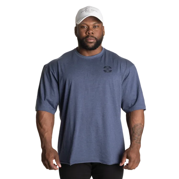 Better Bodies Union Iron T-shirt, Himmelblå Melange