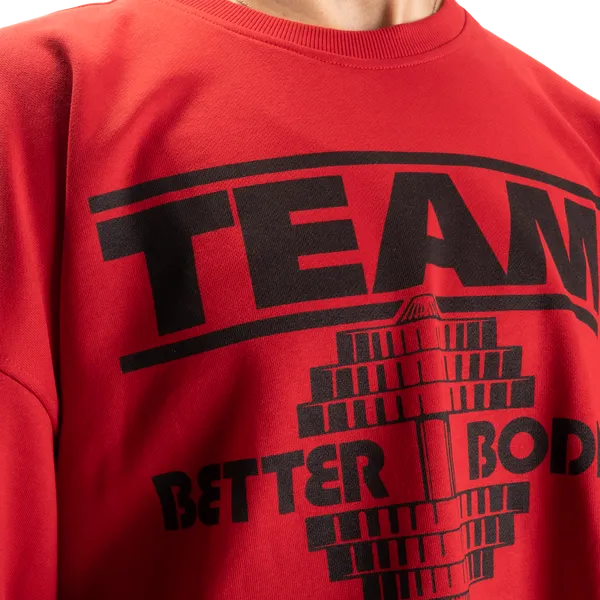 Better Bodies Highbridge Sweatshirt/Træningstrøje, Chili Rød