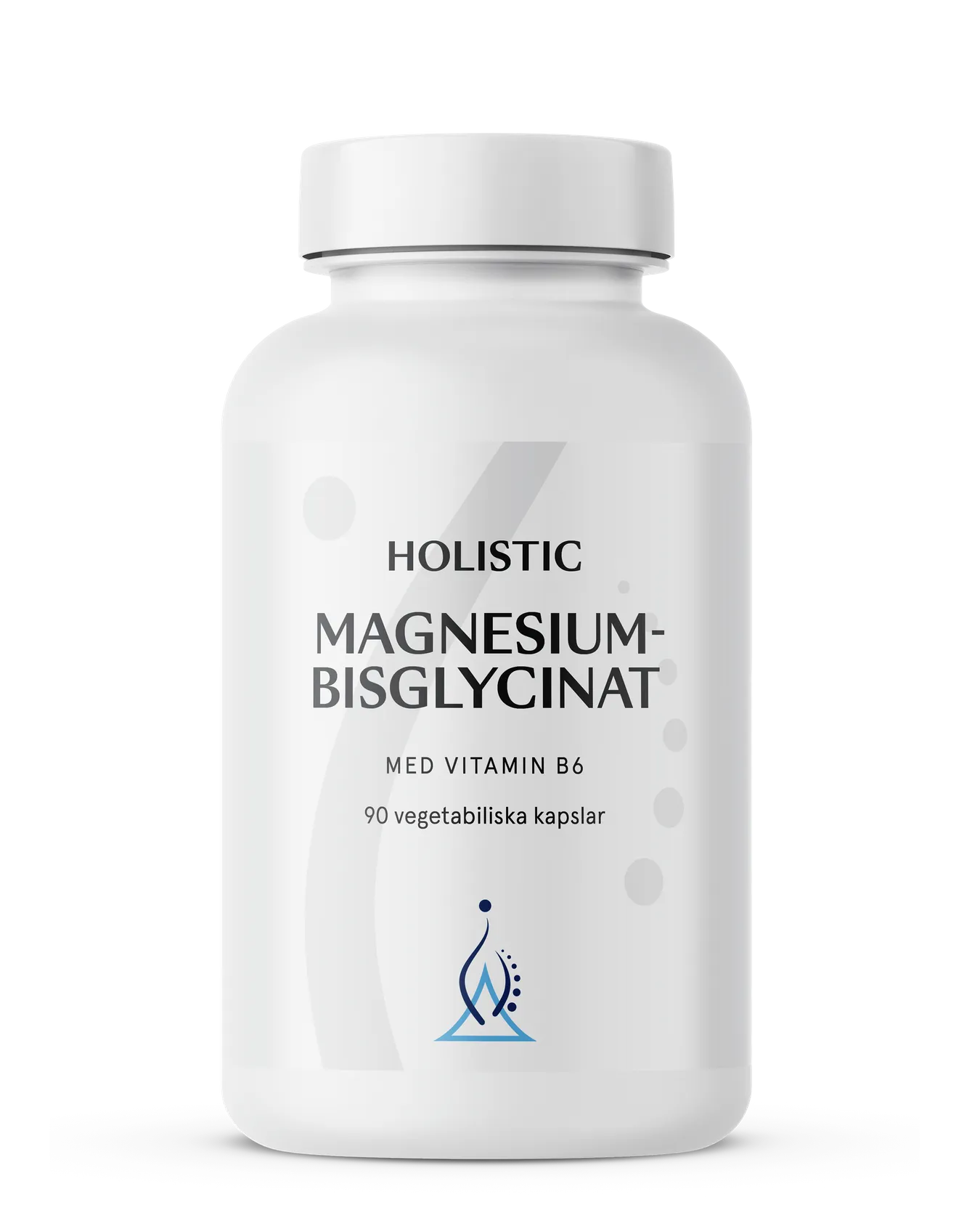 Holistisk magnesiumbisglycinat 100 mg, 90 kapsler