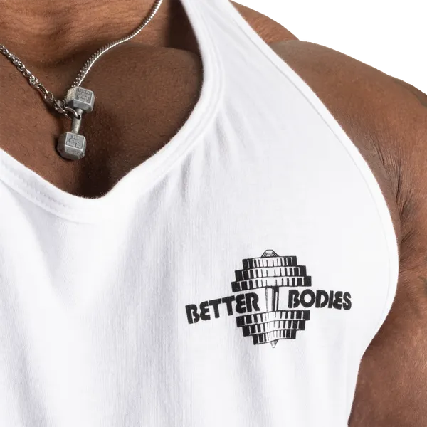 Better Bodies Essential T-back Tanktop, Hvid V2