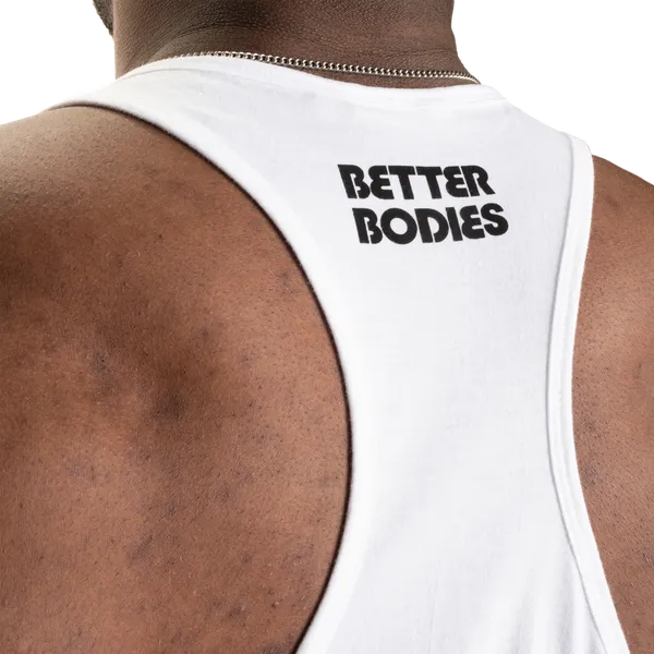 Better Bodies Essential T-back Tanktop, Hvid V2