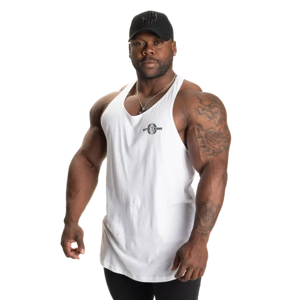 Better Bodies Essential T-back Tanktop, Hvid V2