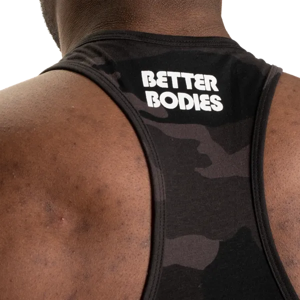 Better Bodies Essential T-back Linne, Dark Camo V2
