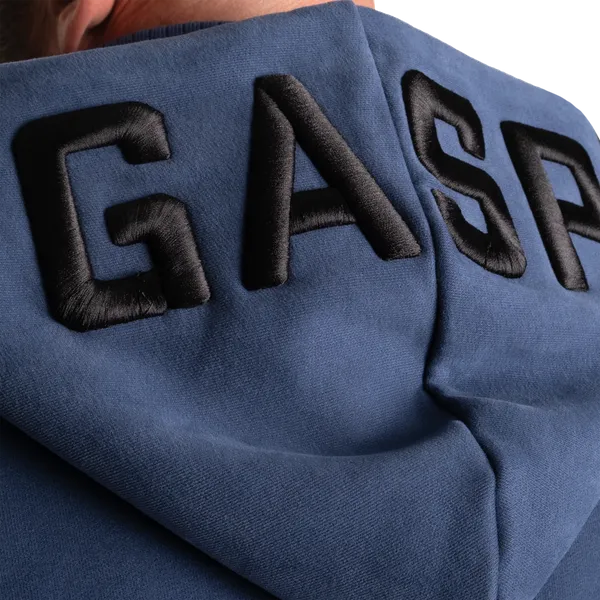 Gasp Pro gasp hættetrøje med lynlås, himmelblå