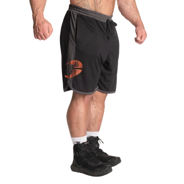 Gasp Mesh Shorts/Træningshorts, Sort/Grå