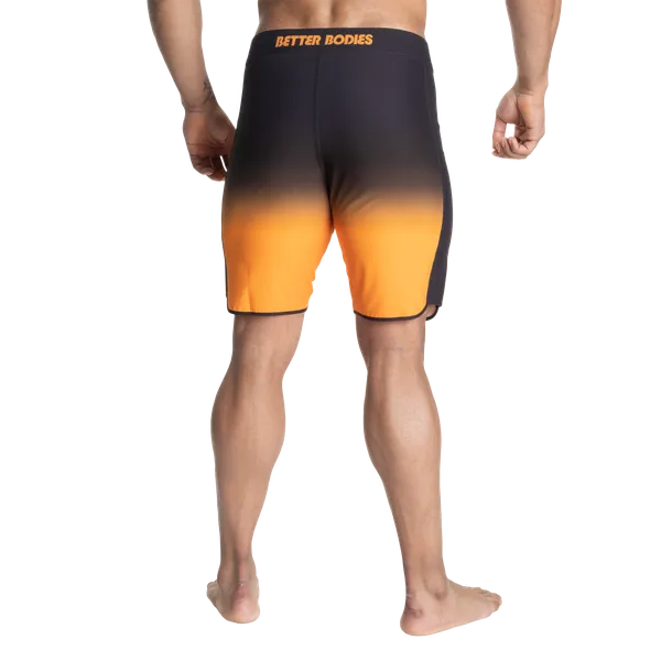 Better Bodies Tapered boardshorts, Sort/Gul