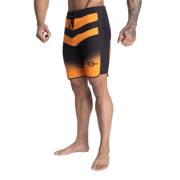 Better Bodies Tapered boardshorts, Sort/Gul