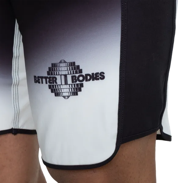 Better Bodies Tapered boardshorts, Sort/Hvid