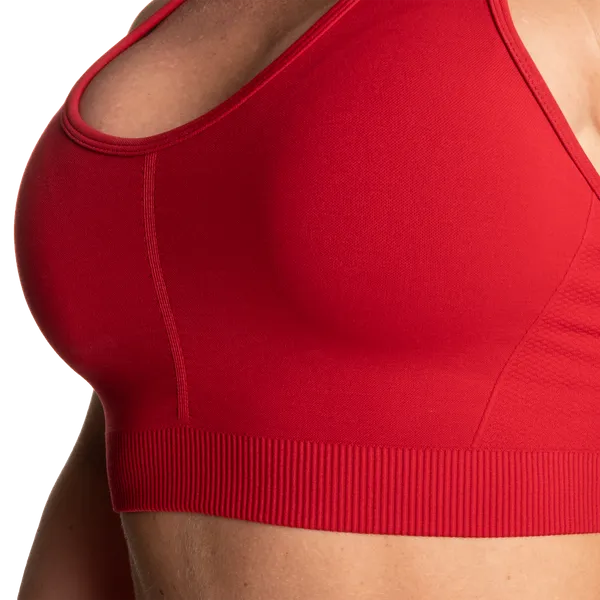 Better Bodies Scrunch sports bra/Sport-BH, Chili Red