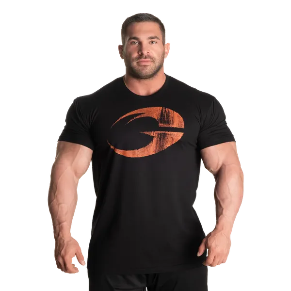 Gasp Cadet T-shirt, Sort/Flammegrøn