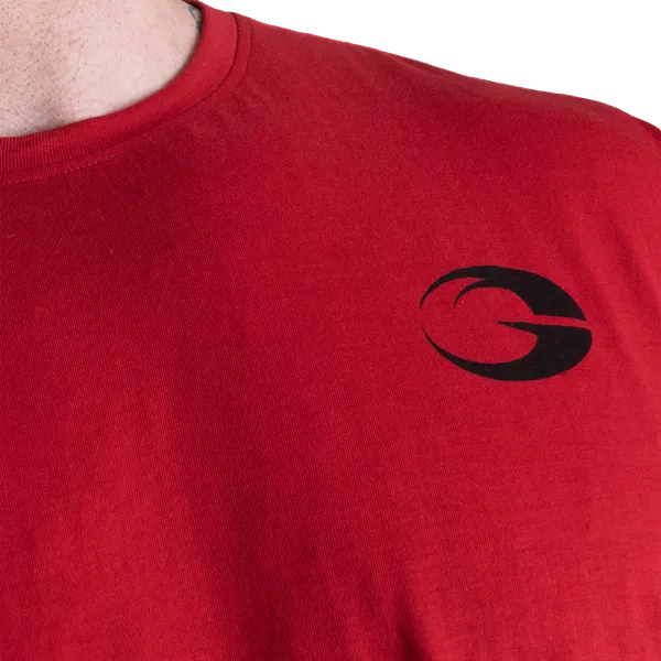 Gasp Division Iron T-shirt, Chili Rød