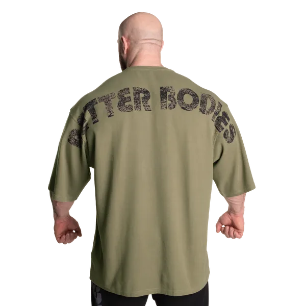 Better Bodies Team Iron Termo T-shirt, Vasket Grøn