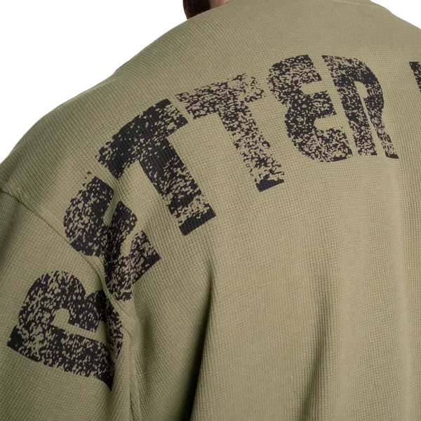 Better Bodies Team Iron Termo T-shirt, Vasket Grøn