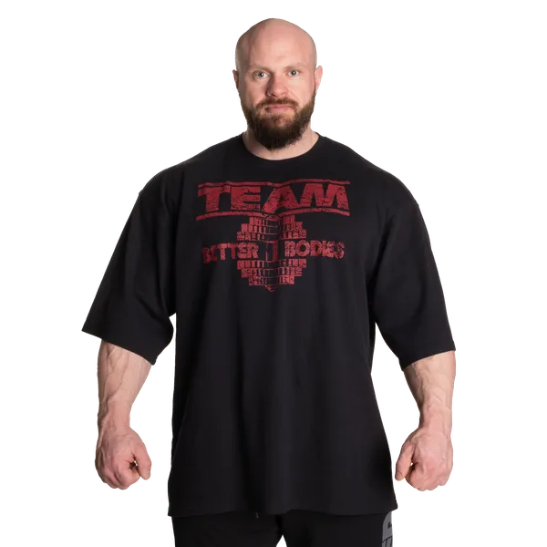 Better Bodies Team Iron Termo T-shirt, Sort/Rød