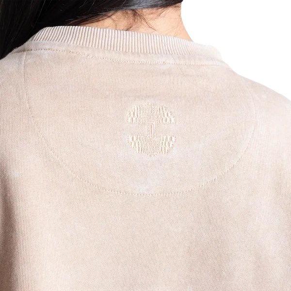 Better Bodies Syrevasket sweatshirt/træningstrøje, Syrevasket ørken