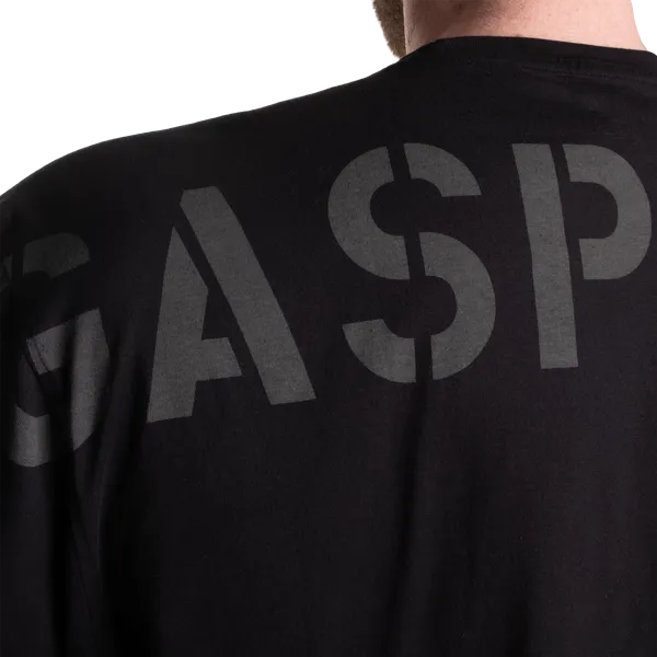 Gasp Division Iron T-shirt, Sort