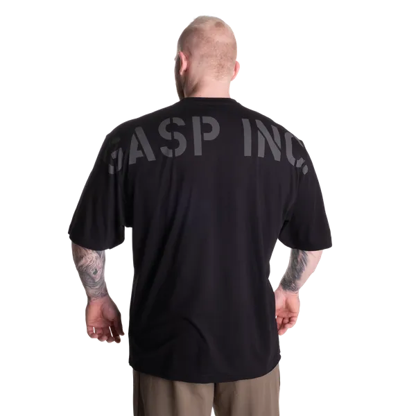 Gasp Division Iron T-shirt, Sort
