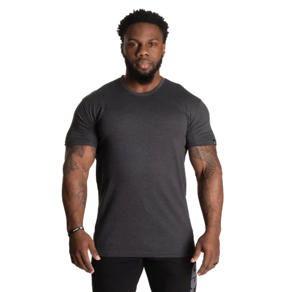 Better Bodies Standard T-shirt, Dark Grey Melange
