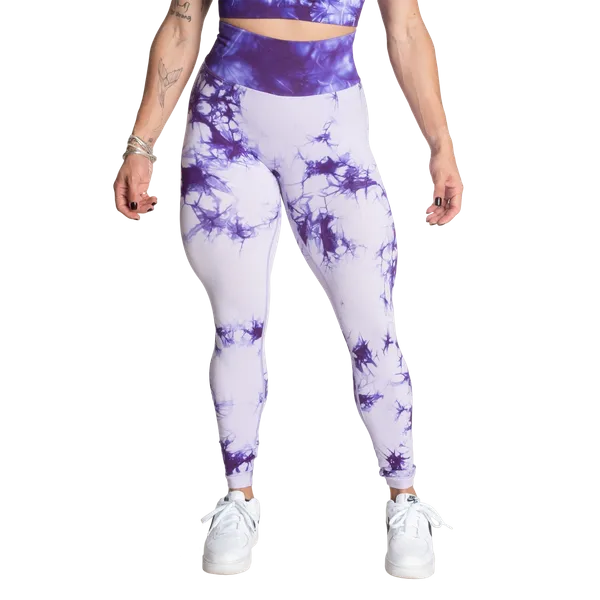 Better Bodies Entice scrunch leggings/træningstights, lilla tie dye