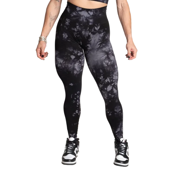Better Bodies Entice scrunch leggings/træningstights, sort tie dye