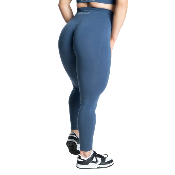 Better Bodies Scrunch leggings/træningstights, Himmelblå