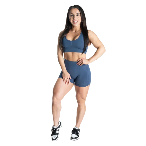 Better Bodies Scrunch Sports-bh/Sports-bh, Himmelblå