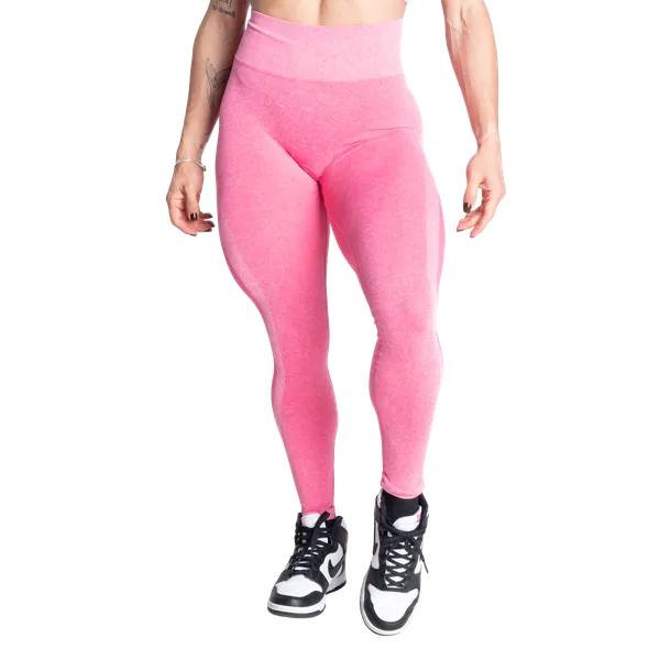 Better Bodies Curve Scrunch Leggings/Træningstights, Hotpink melange